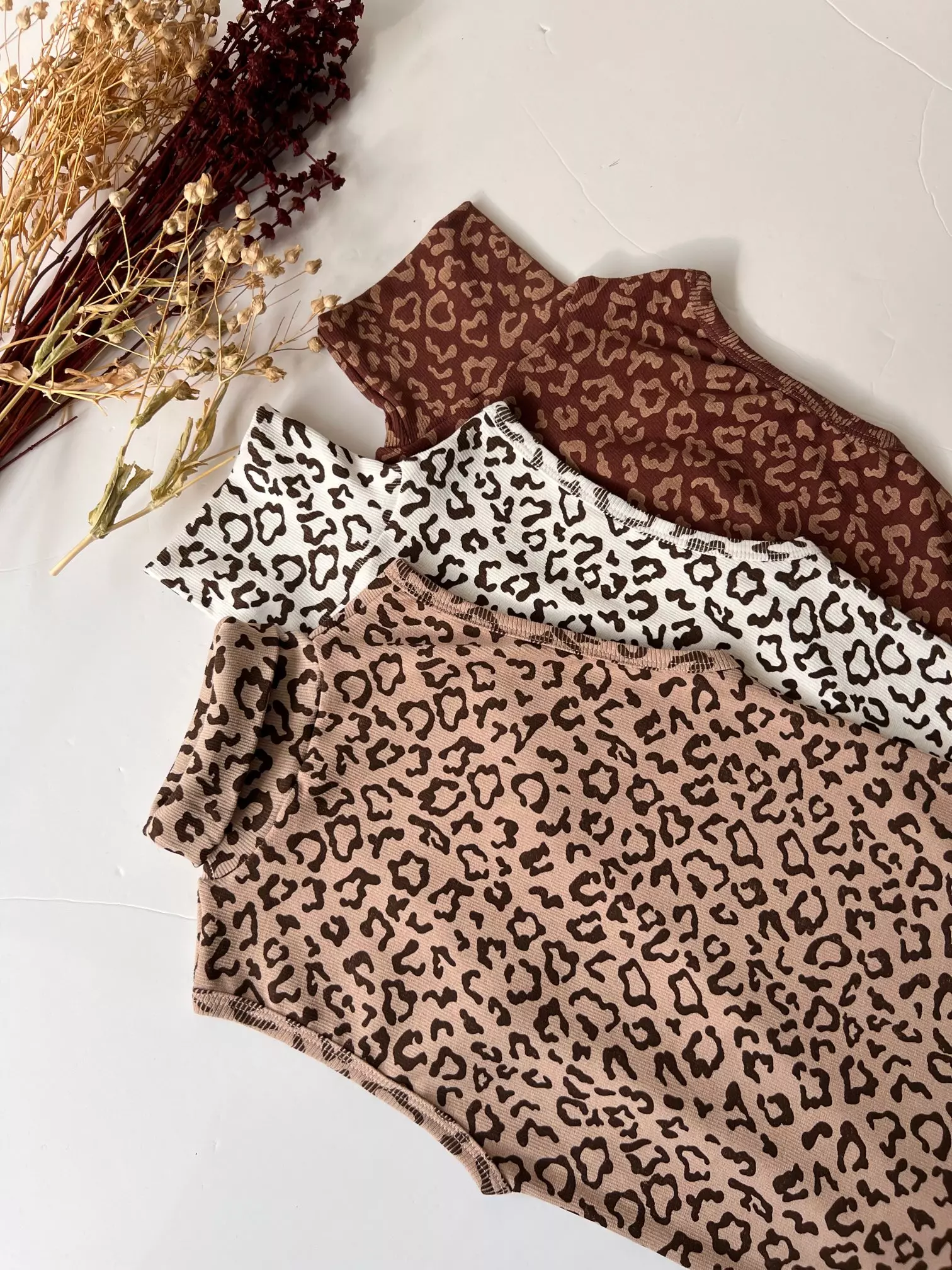 تاپ یقه اسکی پلنگی *